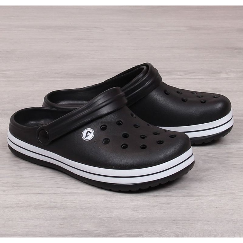 Chinelos de piscina American Club Jr.AM633A preto