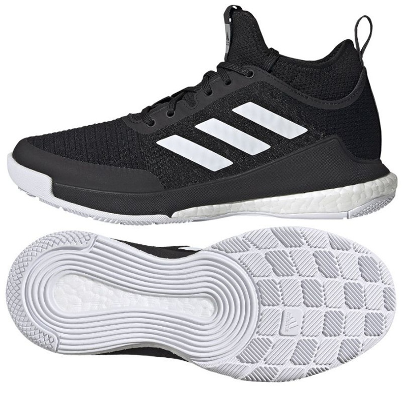 Tênis de vôlei Adidas CrazyFlight Mid W FX1791 preto preto
