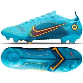 Chuteiras de futebol Nike Mercurial Vapor 14 Elite Fg M DJ2837 484-S azul azul