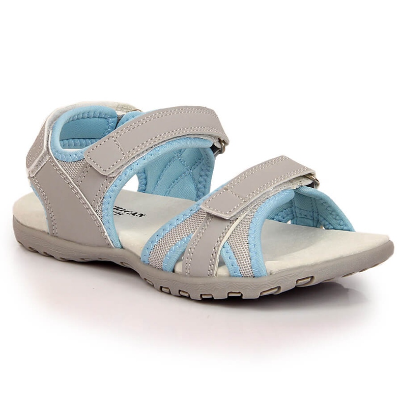 Sandálias esportivas femininas Grey American Club cinza