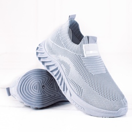 SHELOVET Calçados Esportivos Slip-on cinza