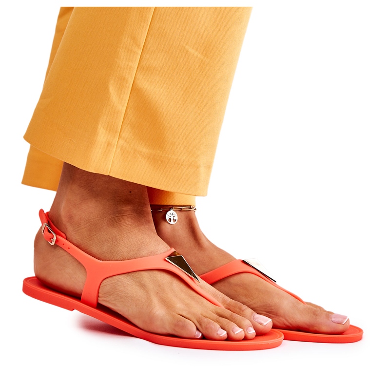 PH1 Sandálias femininas Neon Orange Storm laranja