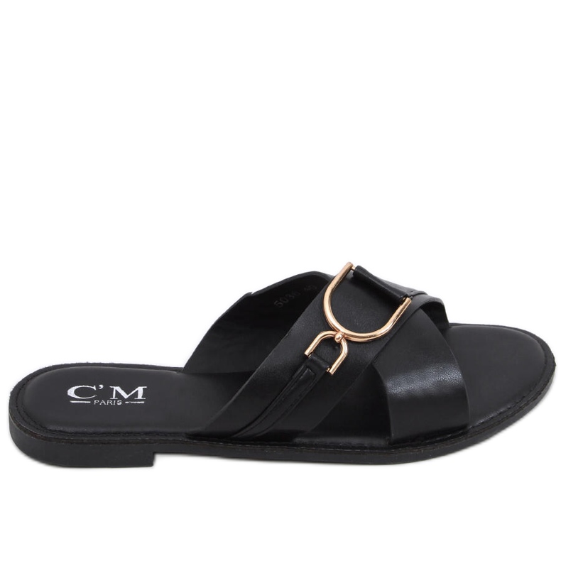Chinelos femininos Brett Black preto
