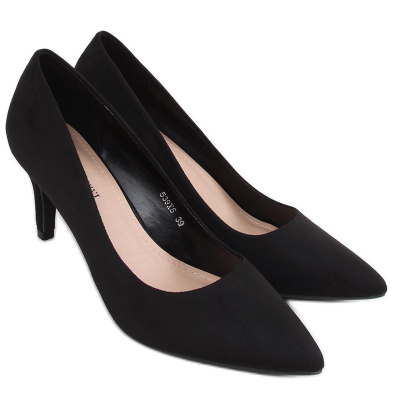 Sapatos com salto agulha Susan Black preto