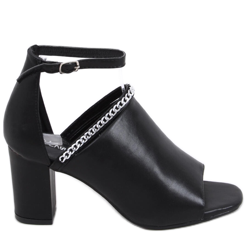Sandália de salto alto Mary Black preto
