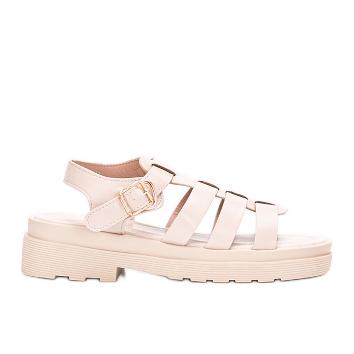 Sandálias femininas bege da Bradama