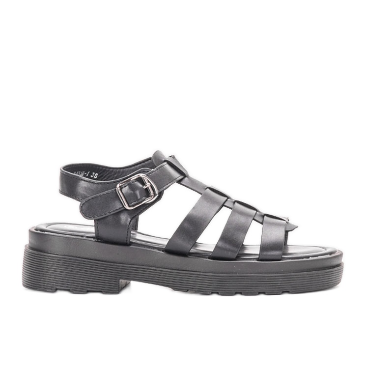 Sandálias femininas negras Bradam preto