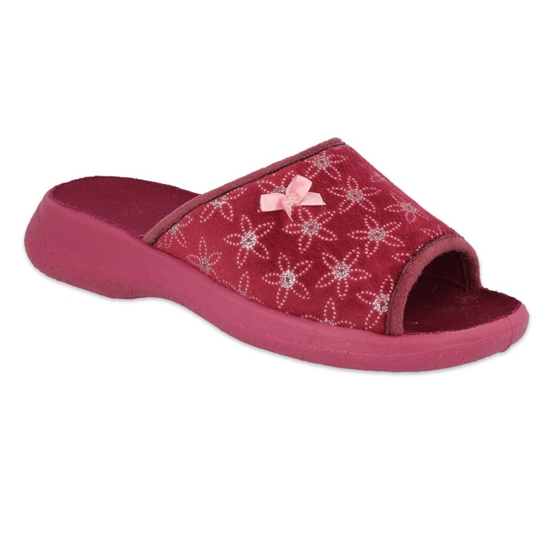 Calçado feminino Befado pu 442D194 Bordo vermelho multicolorido