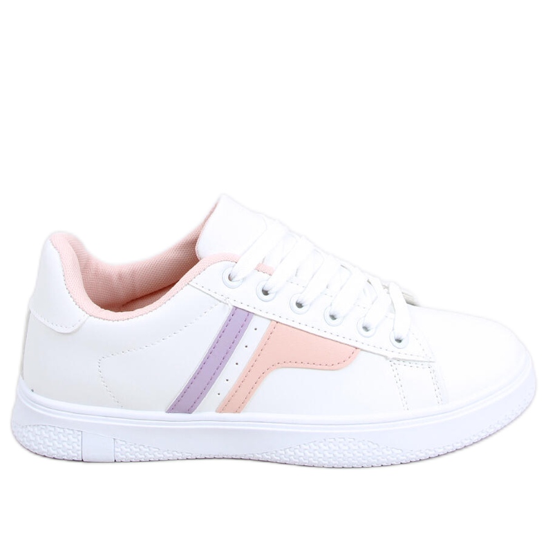 BM Tênis feminino Avery Pink branco tolet rosa