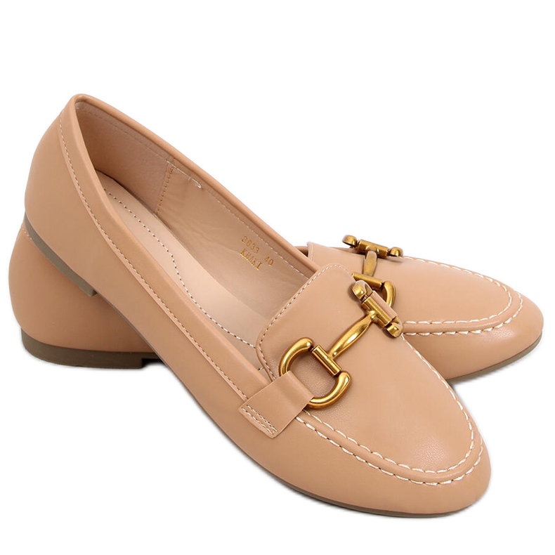 Mocassins femininos Alley Khaki bege