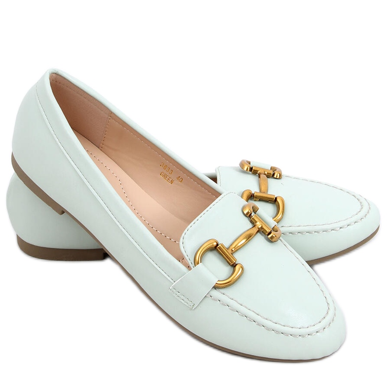 Mocassins femininos Alley Green verde