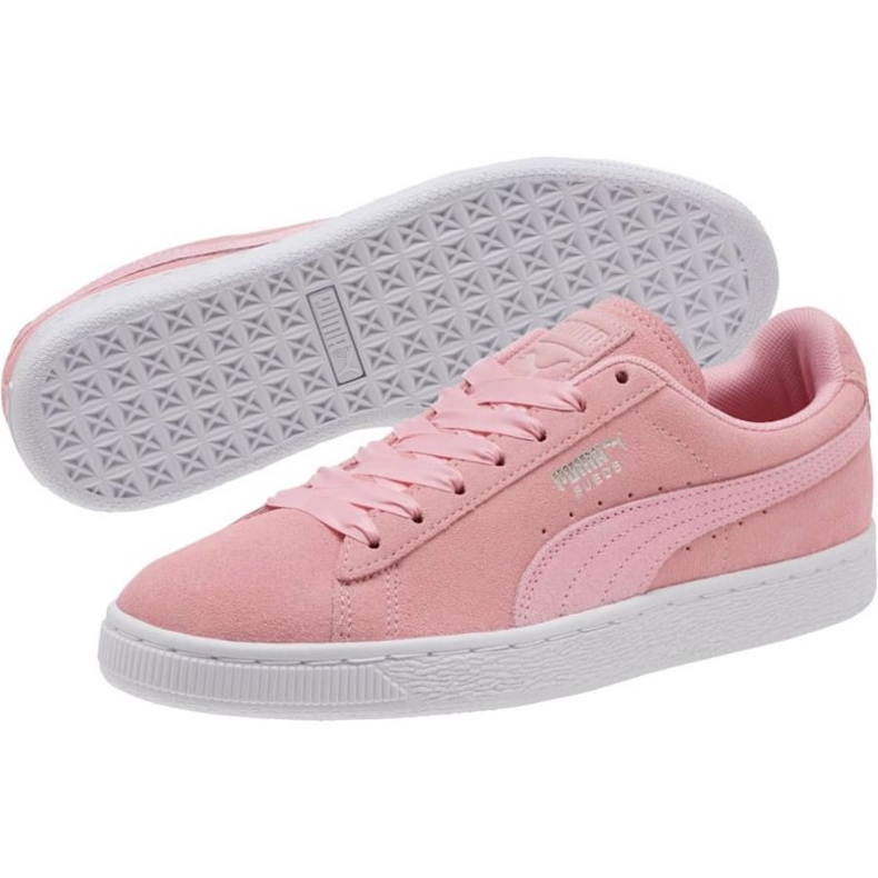 Sapatos Puma Suede Galaxy 369596 01 rosa