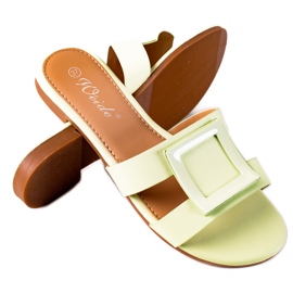 SHELOVET Chinelos femininos clássicos verde SHELOVET Chinelos femininos clássicos verde