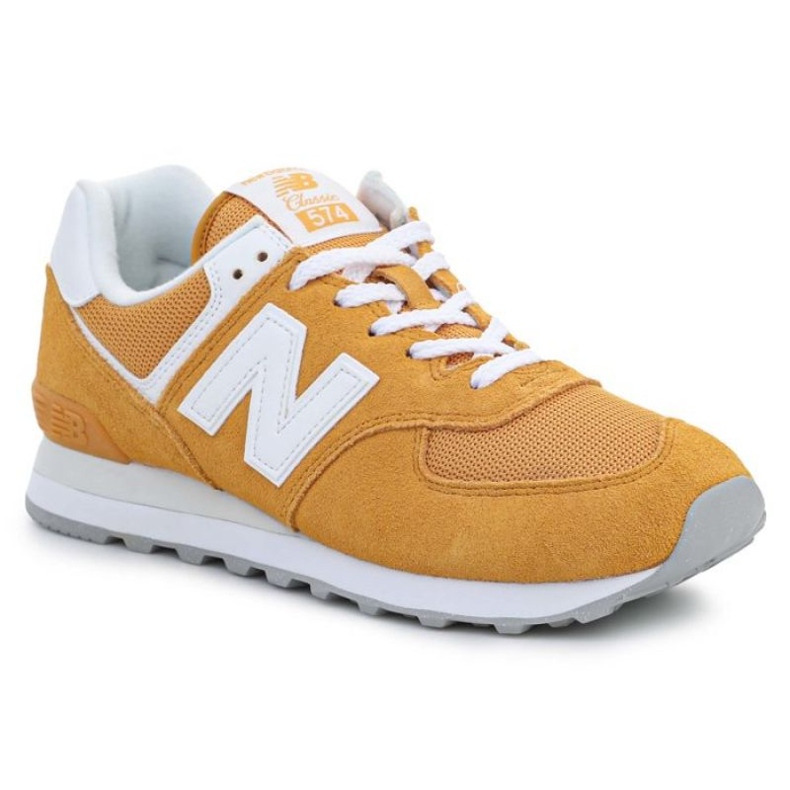 New Balance Novo equilíbrio M ML574PJ2 branco laranja