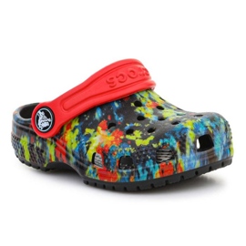 Chinelos Crocs Classic Tie Dye Graphic Kids Clog T 206994-4SW multicolorido