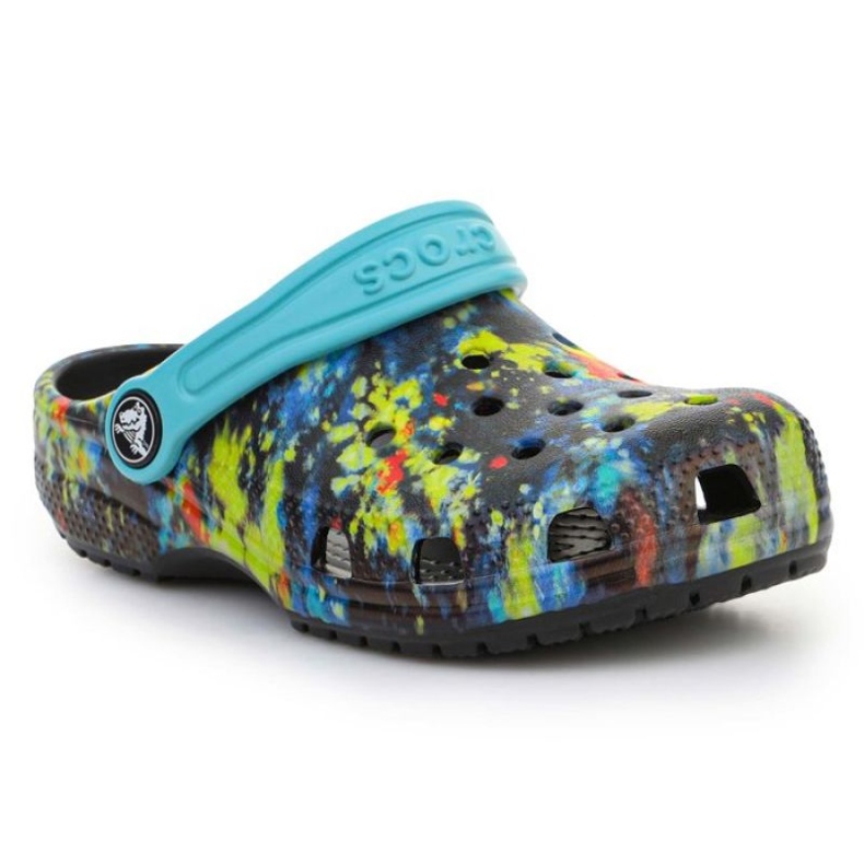 Crocs Classic Tie Dye Gráfico Clog Infantil Jr 206995-4SW multicolorido