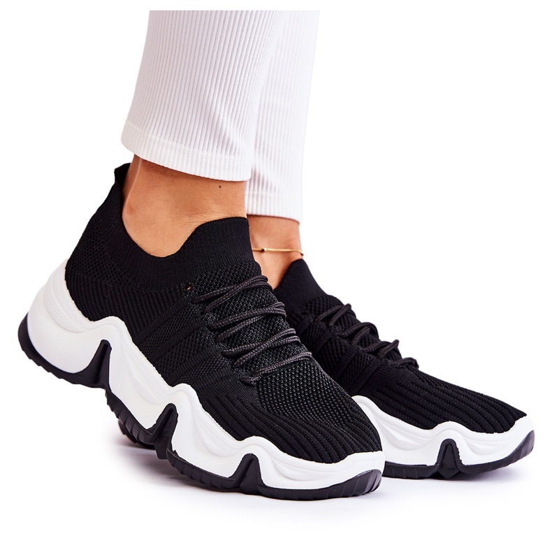 PG1 Tênis feminino black Dayen slip-on preto