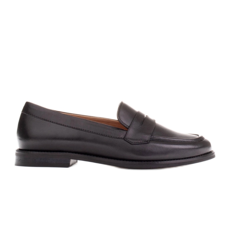 Marco Shoes Mocassins de couro 2231P-001-1 preto
