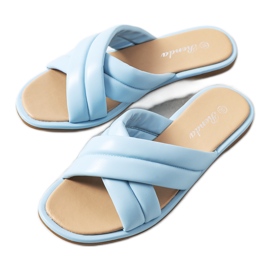 Chinelos Thines azuis de mulher azul