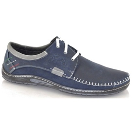 Mario Pala Sapatos masculinos 539 azul marinho azul-marinho