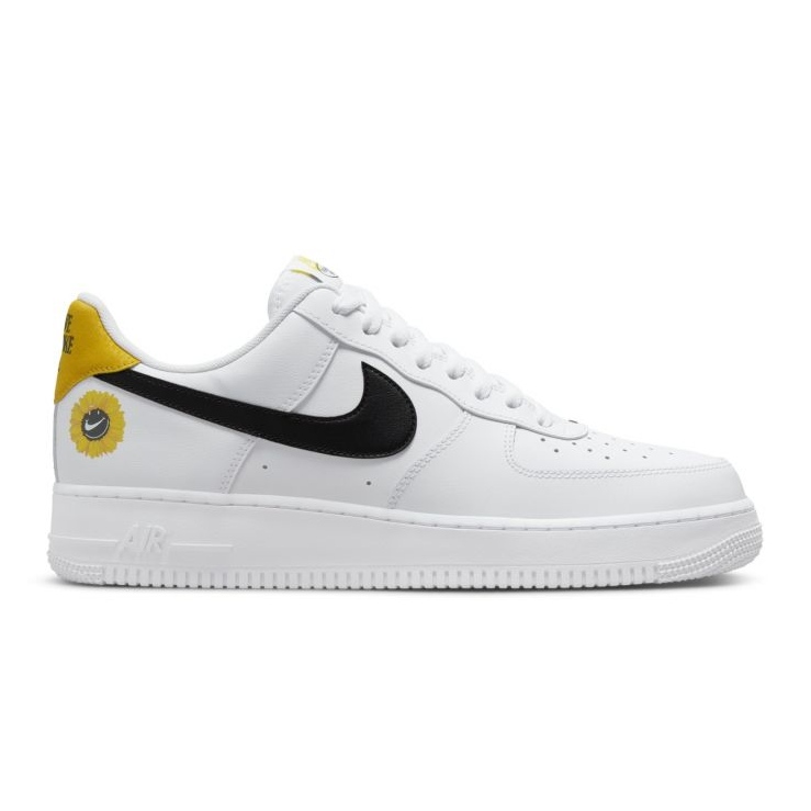 Nike Air Force 1 '07 LV8 M DM0118-100 branco preto amarelo