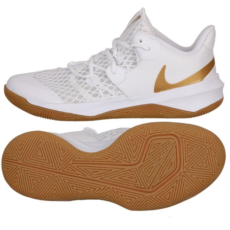 Tênis de vôlei Nike Zoom Hyperspeed Court DJ4476-170 branco branco