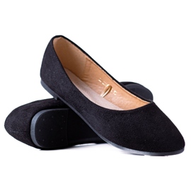 W. Potocki Bailarinas de camurça de Potocki preto