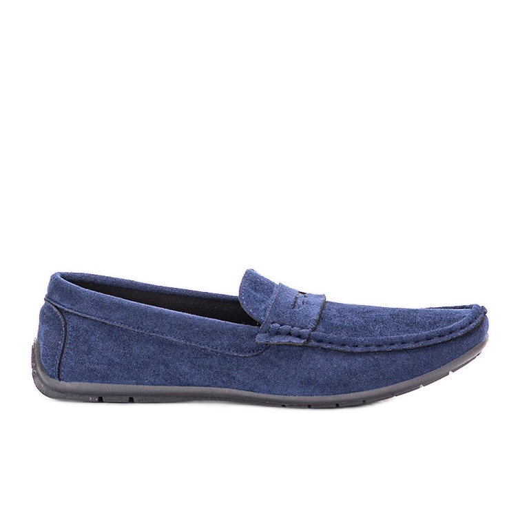 Mocassins masculinos Gradasso azul marinho