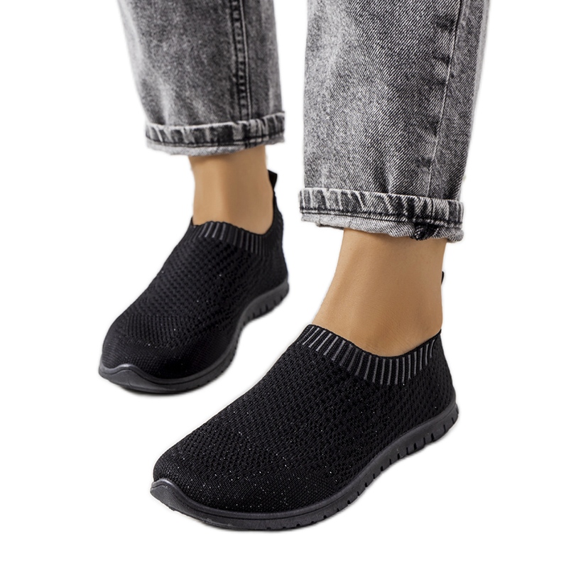 Sapatilhas pretas Sisko de mulher preto