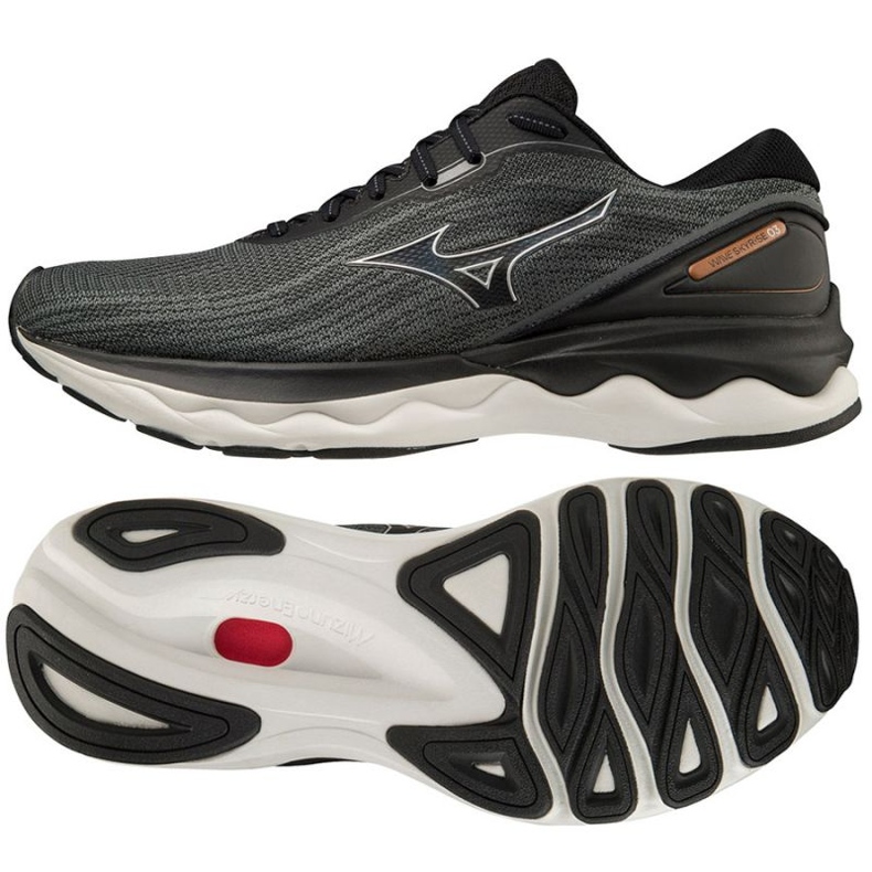 Tênis de corrida Mizuno Wave Skyrise 3 J1GC220904 preto