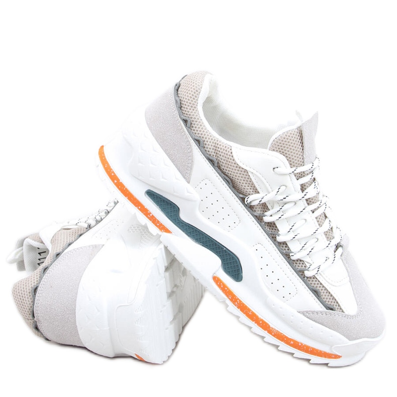 Sapatos esportivos femininos Altos White branco multicolorido