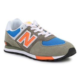 New Balance Jr GC574LA1 cinza New Balance Jr GC574LA1 cinza