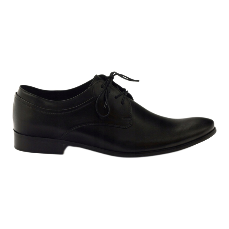 Badura Classic Leather Black Formal Shoes 7549 preto