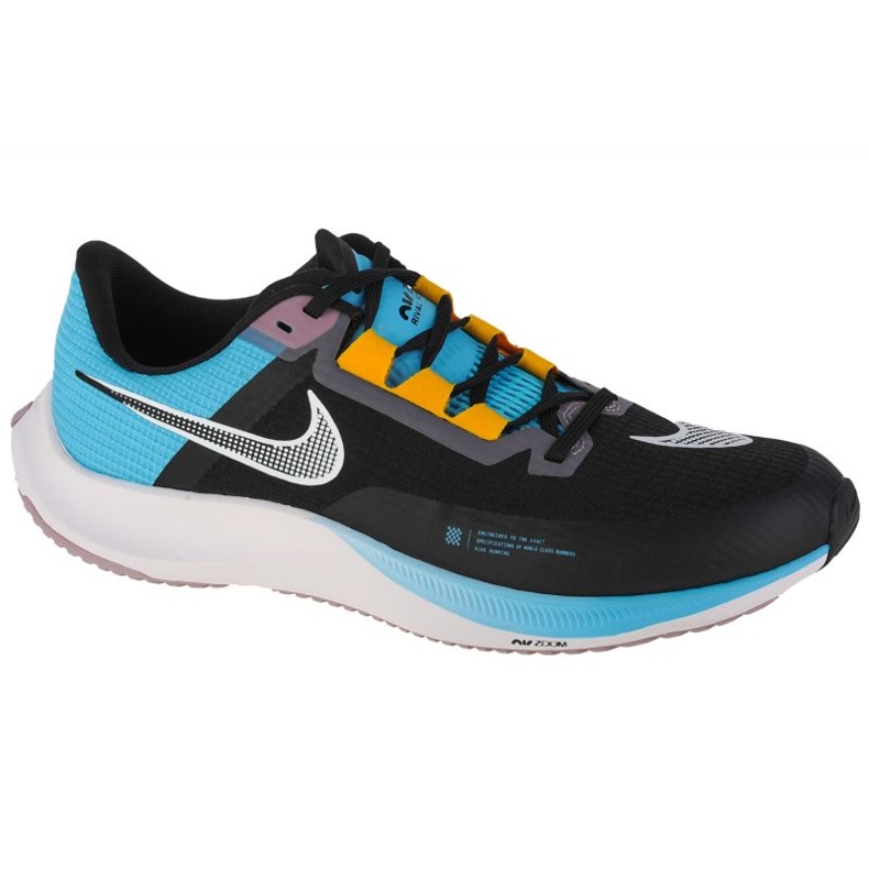 Tênis de corrida Nike Air Zoom Rival Fly 3 M DV1032-010 preto azul
