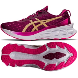 Tênis de corrida Asics Novablast 2 W 1012B049-600 roxo