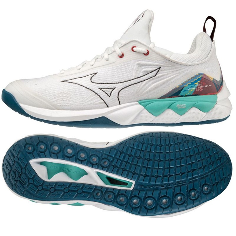 Tênis de vôlei Mizuno Wave Luminous 2 M V1GA212048 branco branco