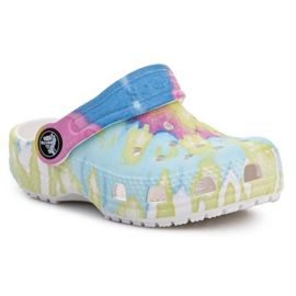 Crocs Classic Tie Dye Gráfico Infantil T 206994-94S multicolorido