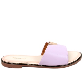 Chinelos faciais de mulher Willow Purple roxo