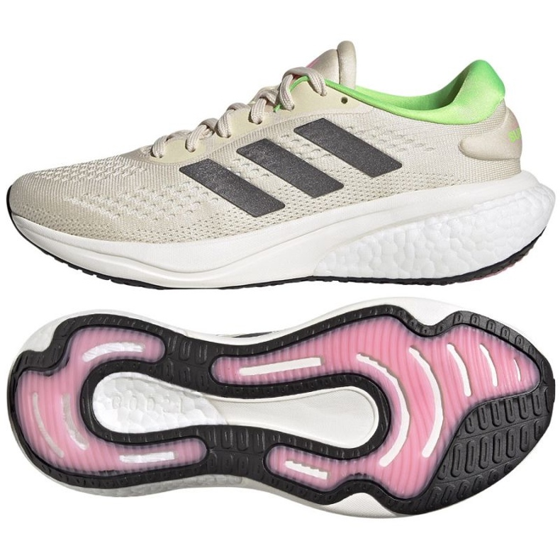 Tênis de corrida Adidas SuperNova GW9095 branco