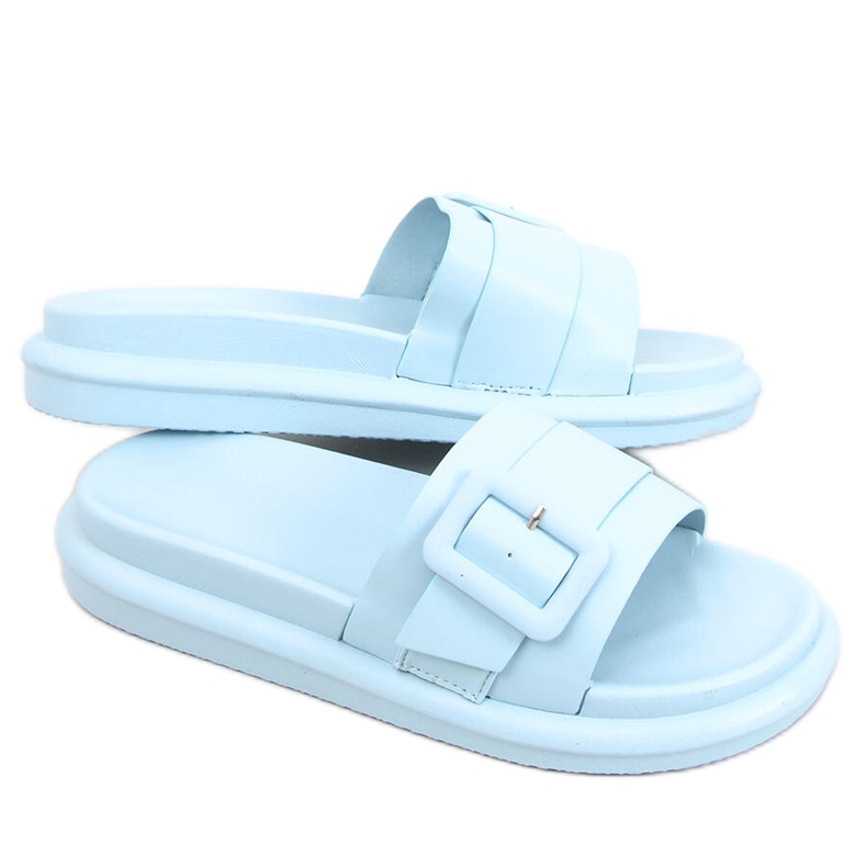 Chinelos femininos Alana Blue azul