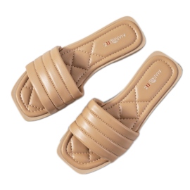 BM Keulen chinelos marrons marrom
