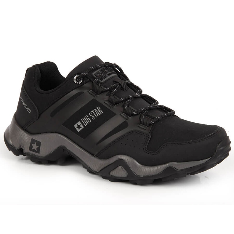 Tênis esportivo de trekking masculino preto Big Star GG174269