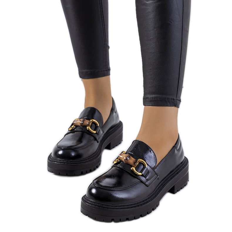 Mocassins pretos Kemze