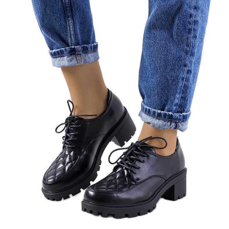 Sapato de salto alto preto Landra