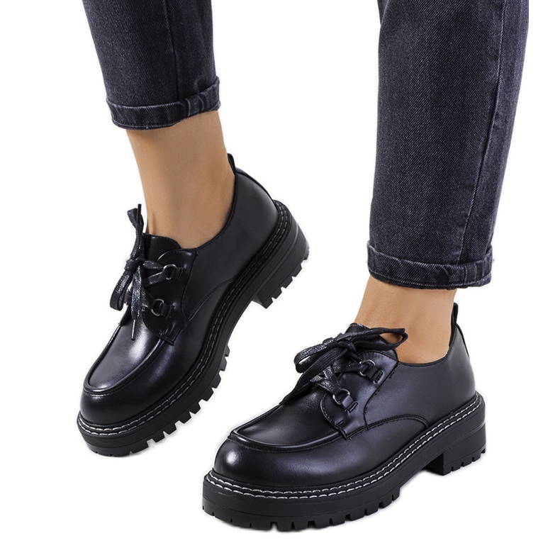 Sapatos femininos de trabalho preto
