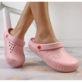 Chinelos rosa de mulher kroks rosa Big Star II275008