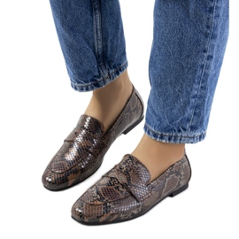 Mocassins Brown Snakes marrom
