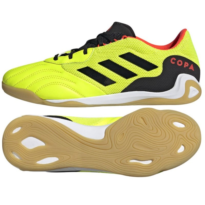 Tênis Adidas Copa Sense.3 In M GZ1360 preto amarelo