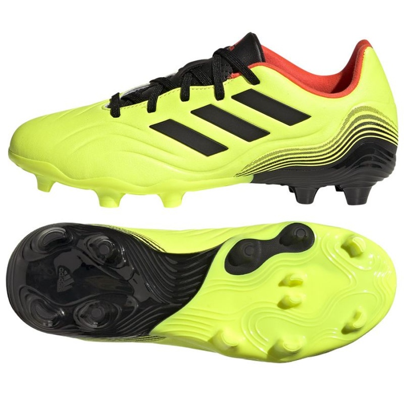 Tênis Adidas Copa Sense.3 FxG Jr GZ1385 amarelo amarelos