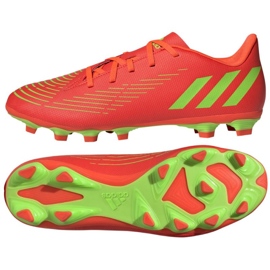 Tênis adidas Predator Edge.4 FxG M GW0991 vermelho laranjas e tintos Tênis adidas Predator Edge.4 FxG M GW0991 vermelho laranjas e tintos